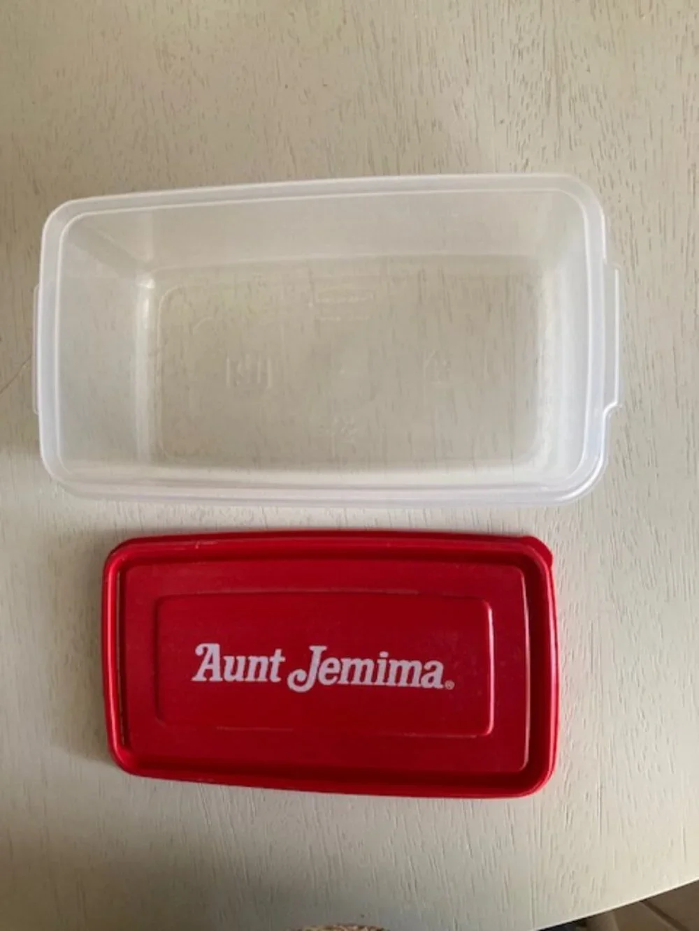 Vintage Rubbermaid Aunt Jemima Food Storage Container
